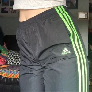 🚫SOLD🚫 Neon Adidas track pants